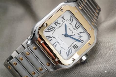 cartier santos replica vs gen|cartier santos copy.